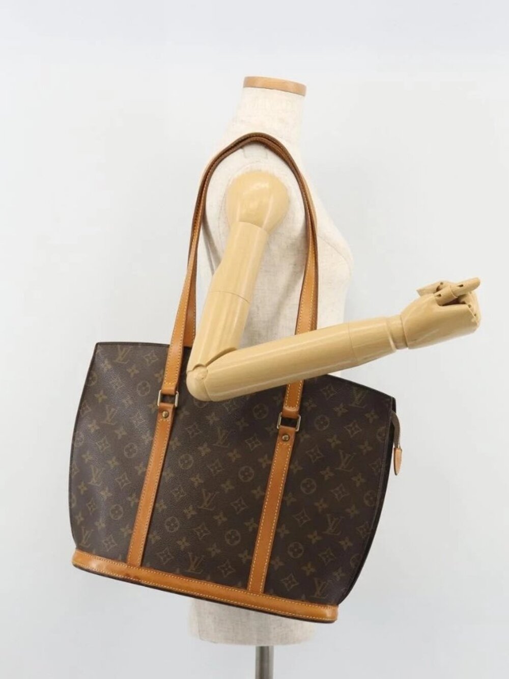 LOUIS VUITTON Monogram Babylone Tote Bag M51102 LV Auth ep15048